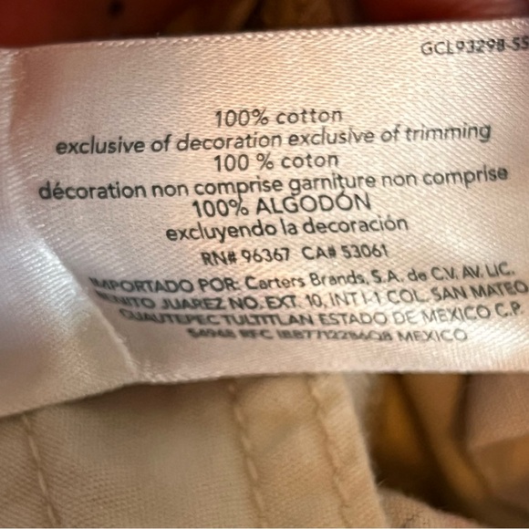 Oshkosh B’gosh Pink & Orange Floral Vestbak Shorts Overalls Sz 3T Cottage Core - Picture 9 of 13